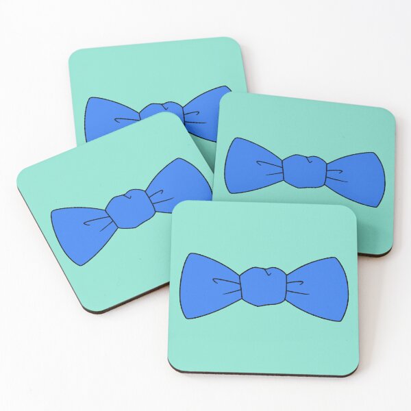 Item preview, Cute Blue Bow Tie Cartoon Illustration designed and sold by ubborn.