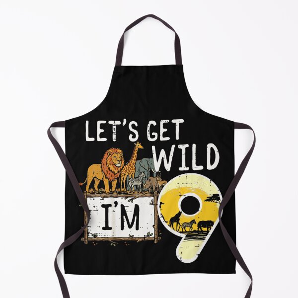 Item preview, Safari Jungle Animals Lets Get Wild Im 9 Ninth Birthday Design designed and sold by HarinDonreka.