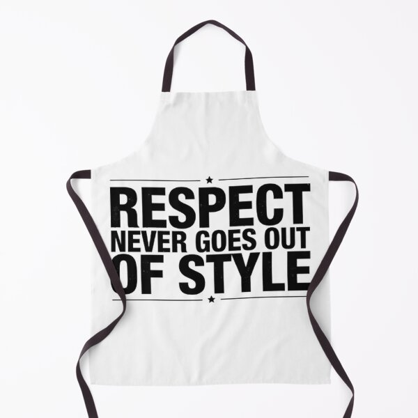Item preview, Respect Never Goes Out Of Style Bold Typography Statement Quote designed and sold by Midnight Ink Studio.