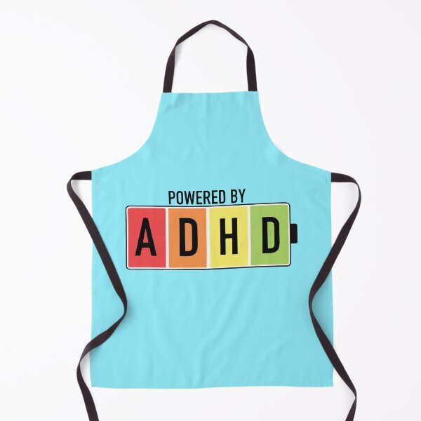 Item preview, Powered By ADHD Retro Battery Design designed and sold by BrownHorse90s.