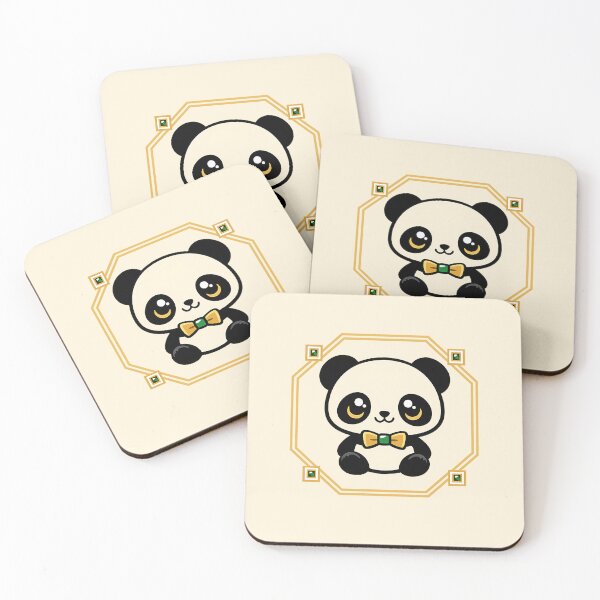Artikelvorschau, Art Deco Chibi Panda Fliege entworfen und verkauft von KungPowUnicorn.