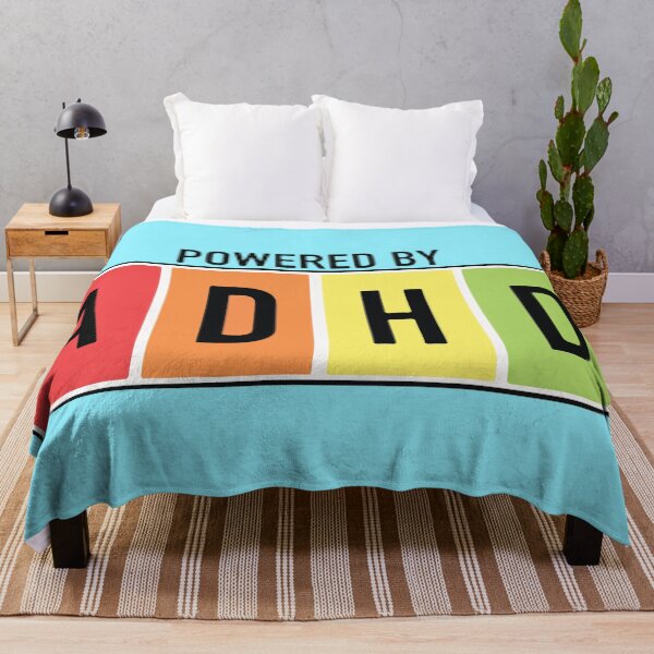 Item preview, Powered By ADHD Retro Battery Design designed and sold by BrownHorse90s.