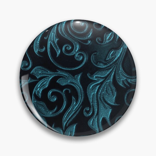 Item preview, Dark teal and green whimsigoth floral design designed and sold by BrontesWhimsyStore.