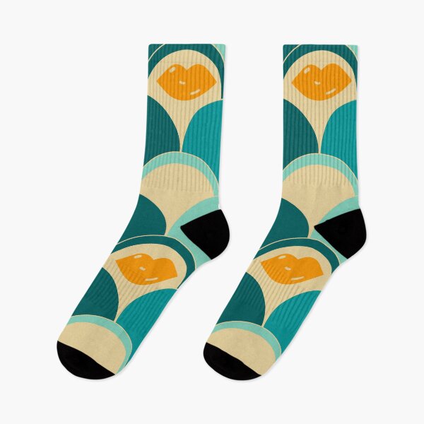 Item preview, Seventies arcade pattern in blue, beige and green designed and sold by StefanStudioArt.