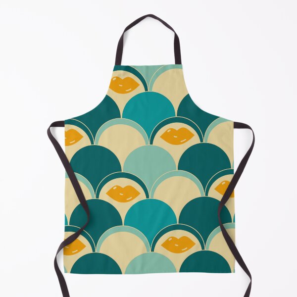 Item preview, Seventies arcade pattern in blue, beige and green designed and sold by StefanStudioArt.