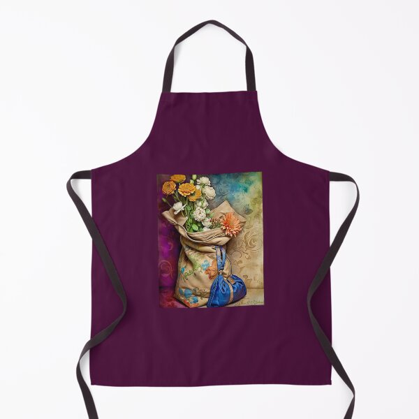 Item preview, Still Life with Flowers and a Blue Purse designed and sold by ©Janis Zroback.