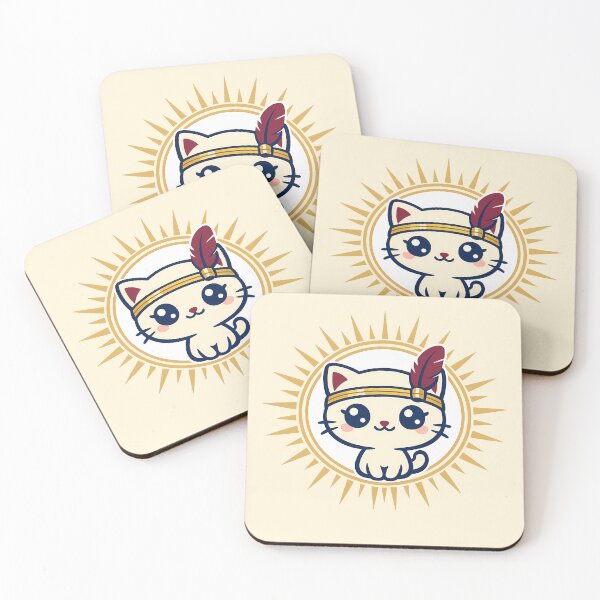 Item preview, Flapper Cat Art Deco Sunburst designed and sold by KungPowUnicorn.