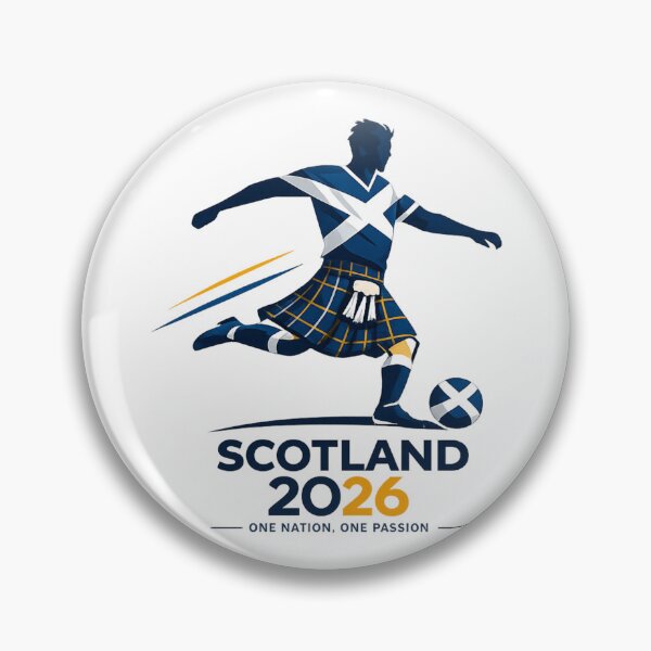 Item preview, Scotland 2026 Minimalist Football Series | Scotland Soccer Supporter T-Shirt designed and sold by UrbanStatic.