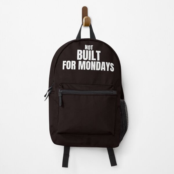 Item preview, Not Built for Mondays – Funny Monday Mood Quote designed and sold by ArtPer-design.