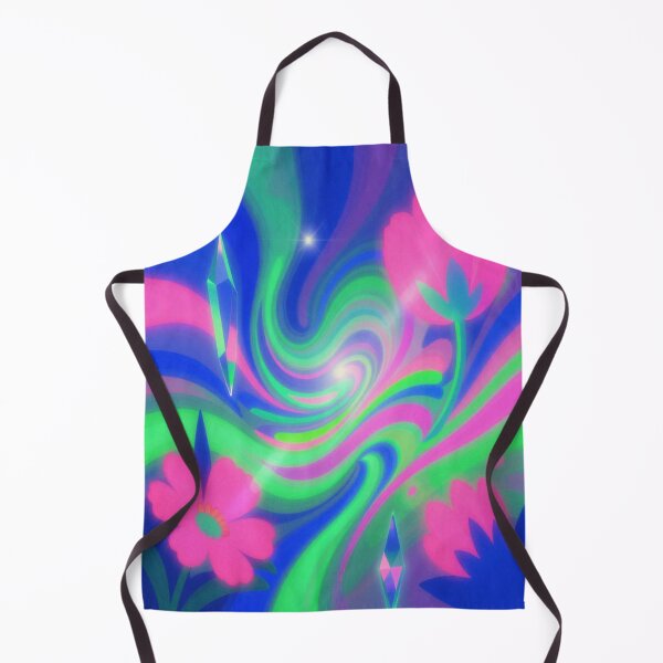 Artikelvorschau, Psychedelic Neon Flowers inspired by Peter Max and cosmic abstract energy entworfen und verkauft von FotoworldEdel.