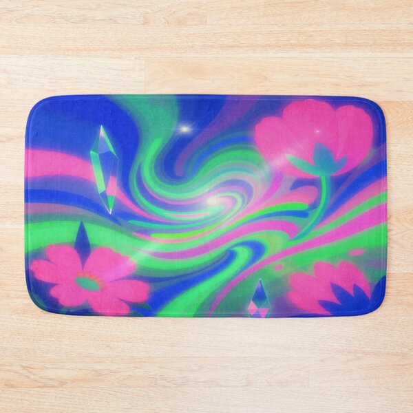 Artikelvorschau, Psychedelic Neon Flowers inspired by Peter Max and cosmic abstract energy entworfen und verkauft von FotoworldEdel.