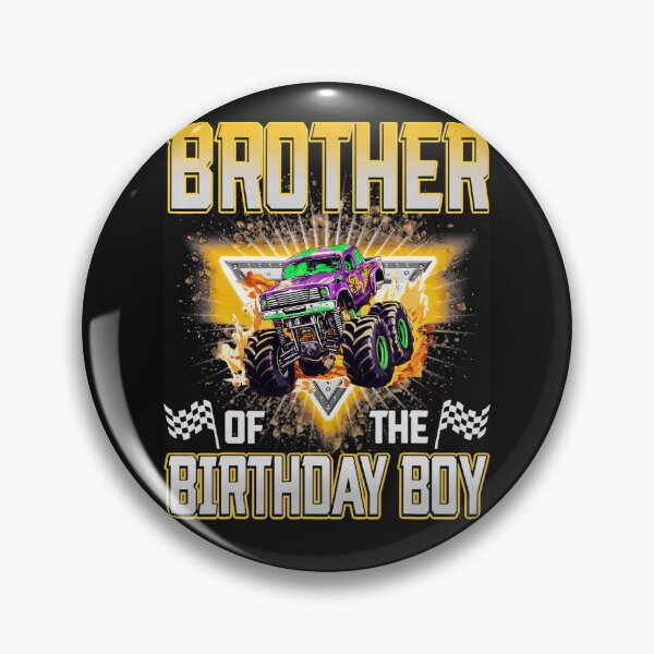 Item preview, Brother Of The Birthday Boy Monster Truck Birthday Celebration designed and sold by AmaXONIC.