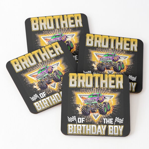 Item preview, Brother Of The Birthday Boy Monster Truck Birthday Celebration designed and sold by AmaXONIC.