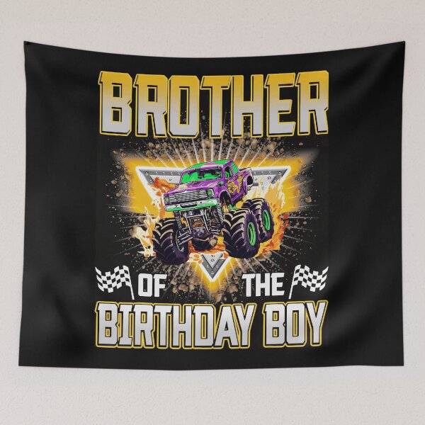 Item preview, Brother Of The Birthday Boy Monster Truck Birthday Celebration designed and sold by AmaXONIC.