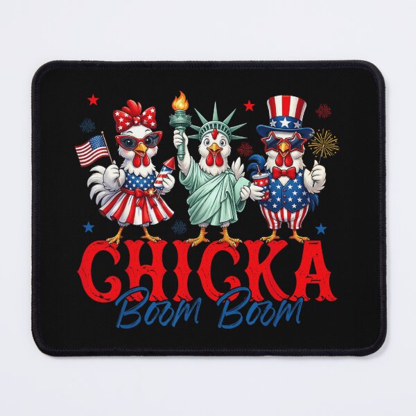 Item preview, Chicka Boom Boom 4th Of July Patriotic American Chicken Design designed and sold by LittleNhutton.