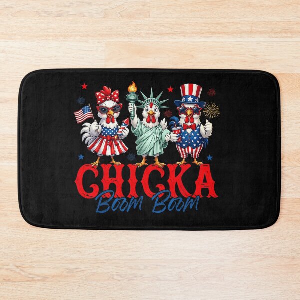 Item preview, Chicka Boom Boom 4th Of July Patriotic American Chicken Design designed and sold by LittleNhutton.