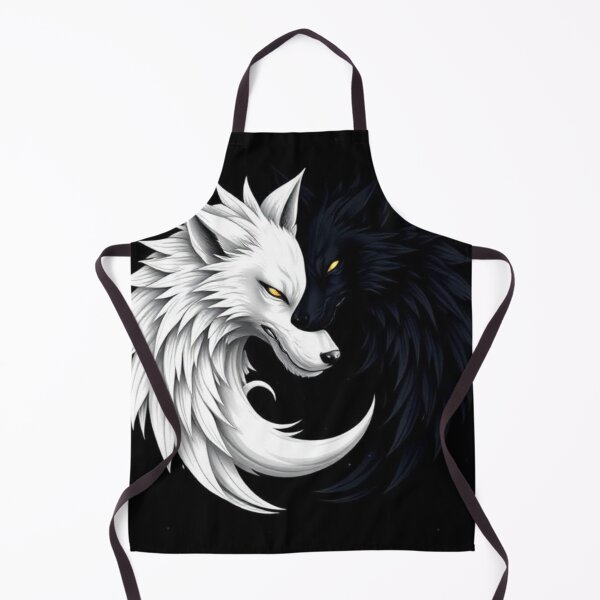 Item preview, Wolf yin yang designed and sold by Black Rose Products .