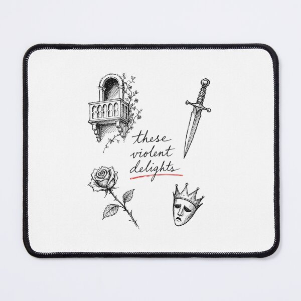 Item preview, These Violent Delights Romeo and Juliet Flash Sketch Art designed and sold by Fenay Designs.