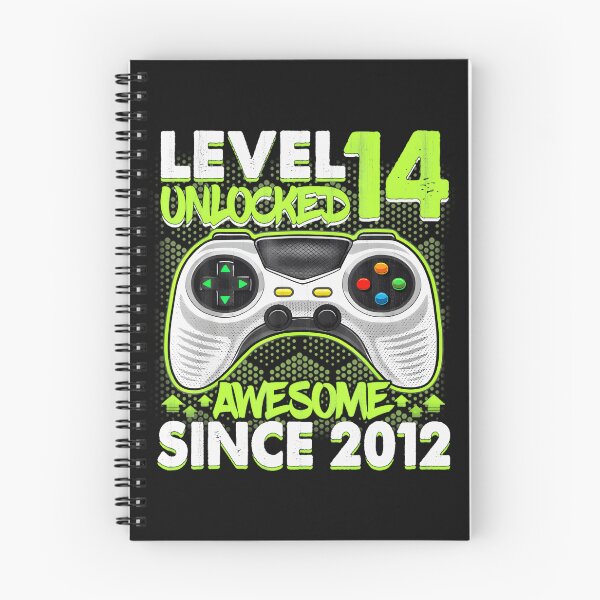 Item preview, Level 14 Unlocked Awesome Since 2012 Gaming Birthday Gamer designed and sold by AmaXONIC.