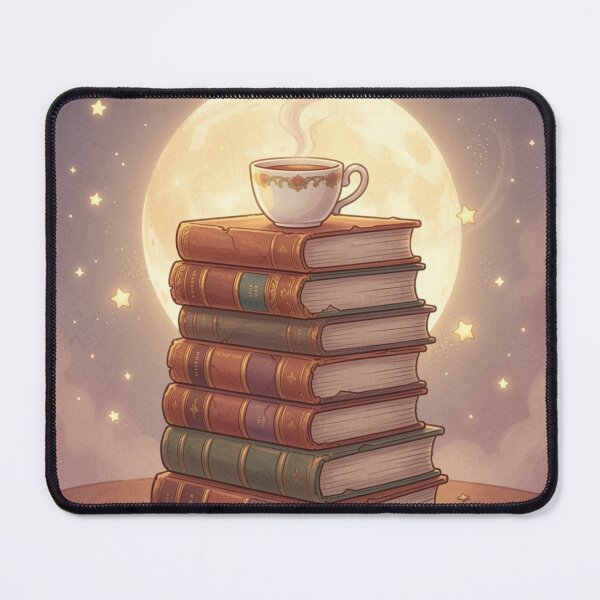 Item preview, Cozy Books and Tea | Under the Moon designed and sold by Sibling Ink.