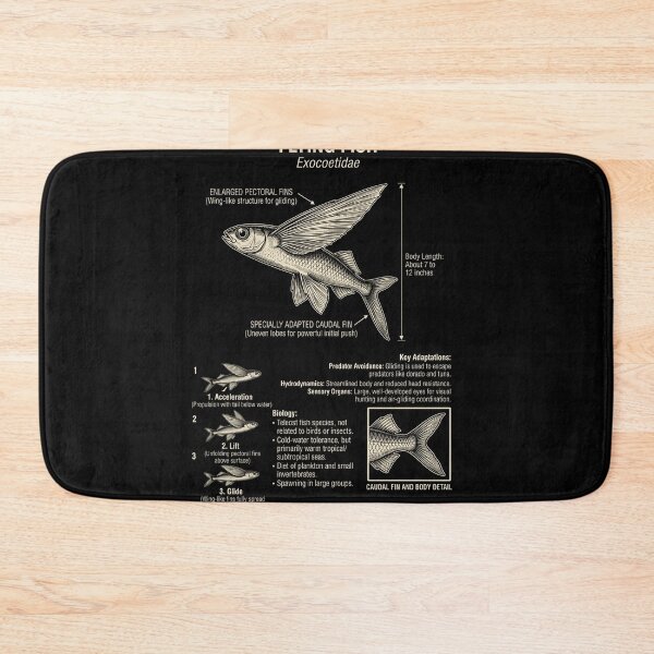 Item preview, Flying Fish Scientific Anatomy Biology Animal Lover designed and sold by Kimberley King Art  King Art.
