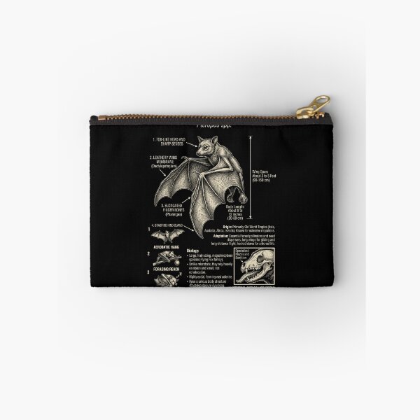Item preview, Flying Fox Scientific Anatomy Biology Animal Lover designed and sold by Kimberley King Art  King Art.