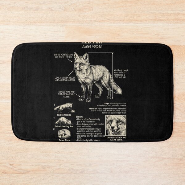 Item preview, Fox Scientific Anatomy Biology Animal Lover designed and sold by Kimberley King Art  King Art.