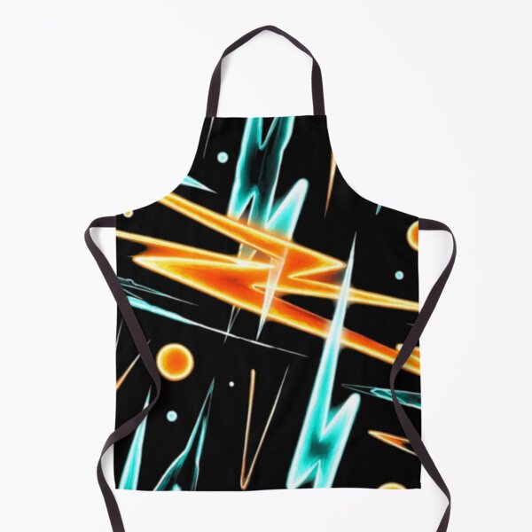 Item preview, Retro 80s Synthwave Neon Lightning Seamless Pattern designed and sold by Nexus Space.