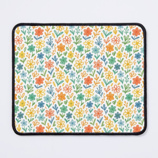 Item preview, Ditsy Floral Seamless Pattern Colourful Crayon Wildflower Spring designed and sold by Zaya_art.