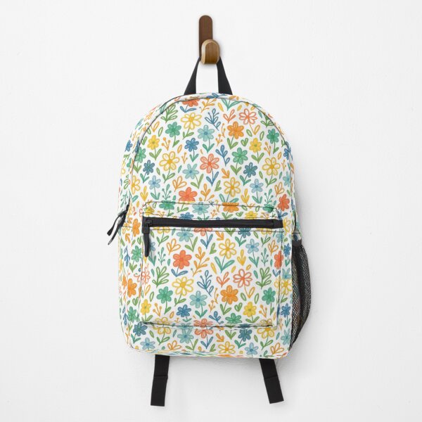 Item preview, Ditsy Floral Seamless Pattern Colourful Crayon Wildflower Spring designed and sold by Zaya_art.