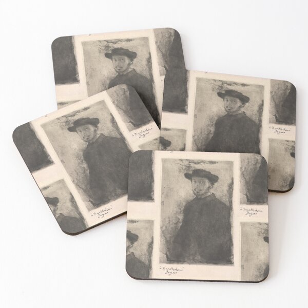 Item preview, Self Portrait with Soft Hat Etching designed and sold by artofuniverse.