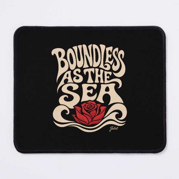 Item preview, Boundless As The Sea Juliet Retro 70s Typography Design designed and sold by Fenay Designs.