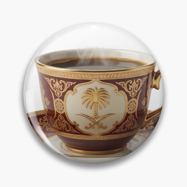 Item preview, Elegant Arabic Gahwa in Gold Porcelain Cup designed and sold by BrewChef.