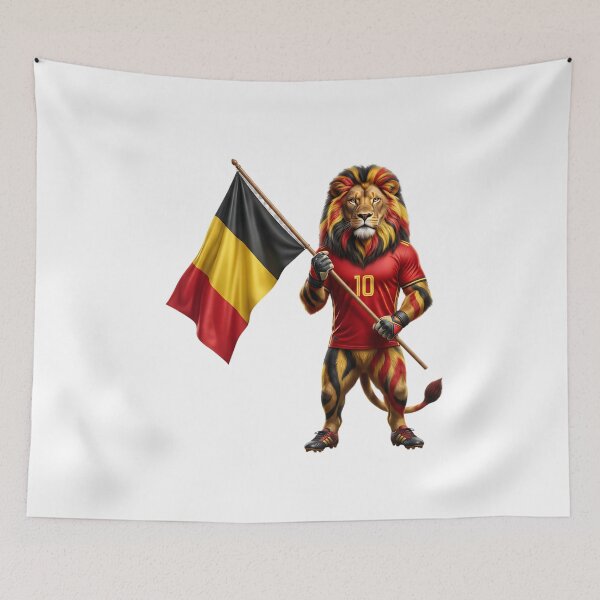 Item preview, belgium world cup 2026 football supporter pride design designed and sold by ArtDesignTp.