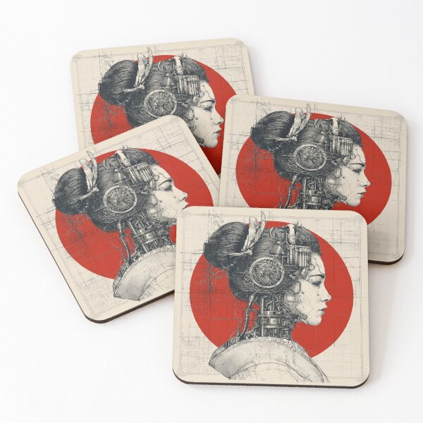 Item preview, Geisha Mecha Tech Japan Aesthetic designed and sold by Late Theory.