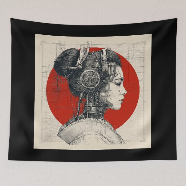 Item preview, Geisha Mecha Tech Japan Aesthetic designed and sold by Late Theory.