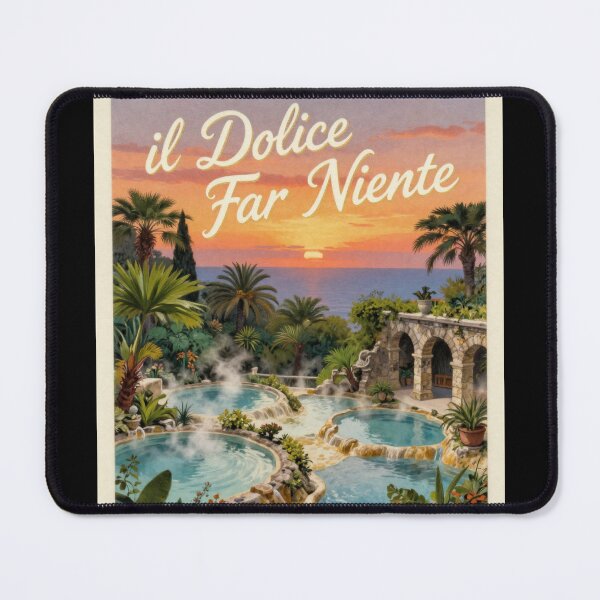 Item preview, il Dolce far niente designed and sold by LaughandLaugh.