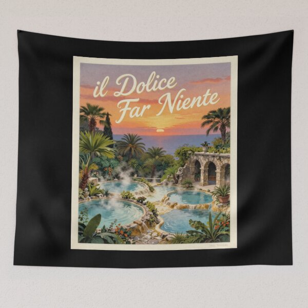 Item preview, il Dolce far niente designed and sold by LaughandLaugh.