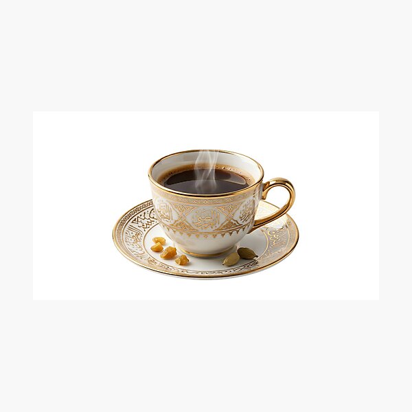 Item preview, Minimalist Saudi Arabian Coffee Luxury Gold Cup designed and sold by BrewChef.