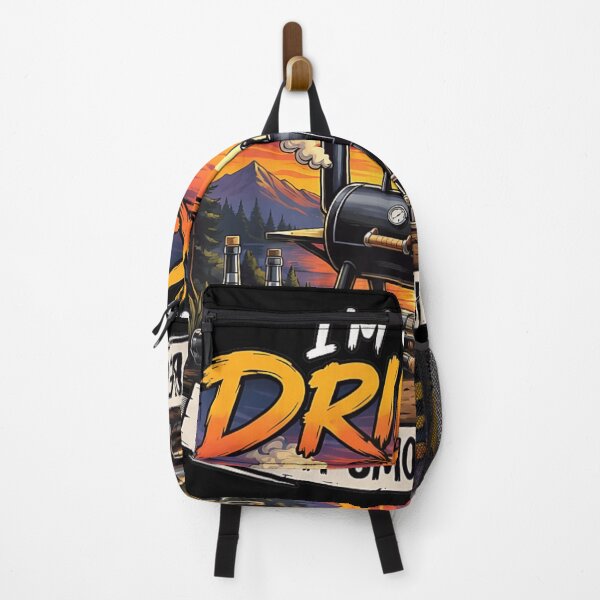 Item preview, Im Just A Drinker With A Smoking Problem BBQ Grill Pun designed and sold by LittleNhutton.