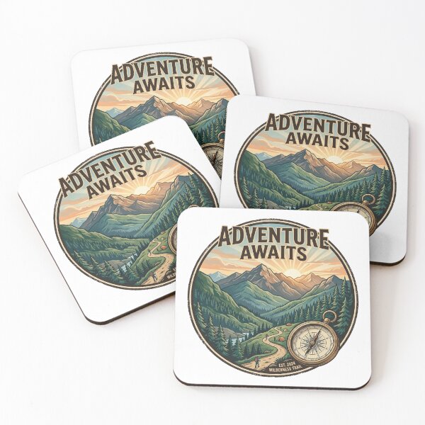 Item preview, Vintage Mountain & Compass Camping Graphic designed and sold by Ponsak.
