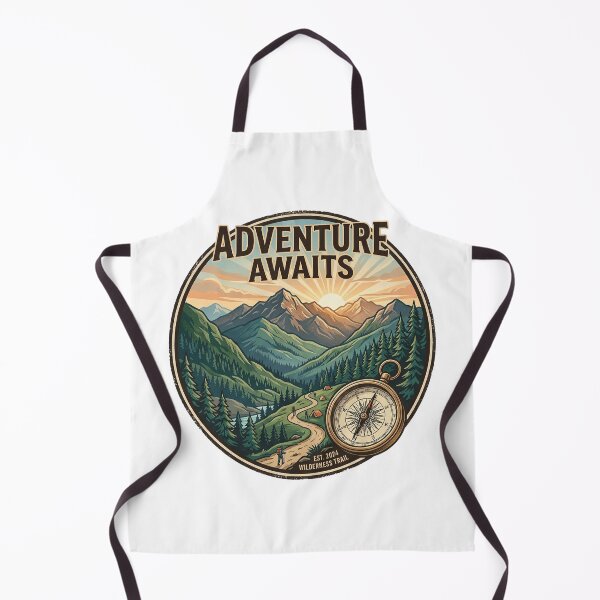 Item preview, Vintage Mountain & Compass Camping Graphic designed and sold by Ponsak.