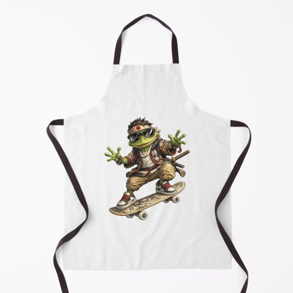 Item preview, Skater Frog Samurai Graphic Tee designed and sold by afr-saad.