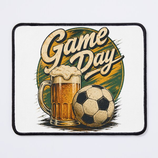 Item preview, Retro Pub Football Game Day Shirt | Soccer Watch Party Tee | Beer and Ball Fan Gift designed and sold by 3ac-Arts.