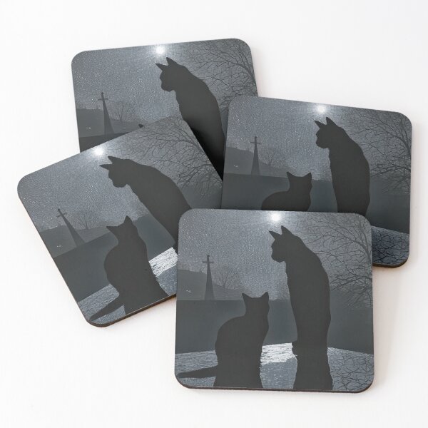 Item preview, Moonlit Black Cats designed and sold by DutteArt.