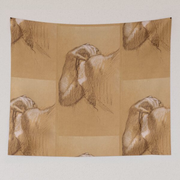 Item preview, Resting Figure Pastel Study in Sepia designed and sold by artofuniverse.