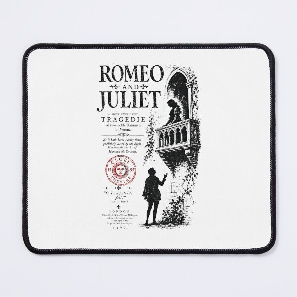 Item preview, Romeo and Juliet Globe Theatre Title Page Folio Art designed and sold by Fenay Designs.