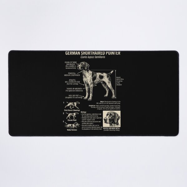 Item preview, German Shorthaired Pointer Scientific Anatomy Biology Dog Lover designed and sold by Kimberley King Art  King Art.