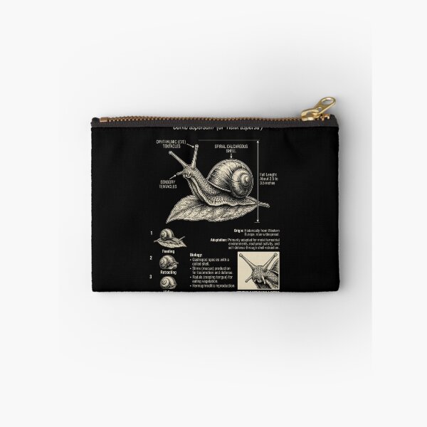 Item preview, Garden Snail Scientific Anatomy Biology Animal Lover designed and sold by Kimberley King Art  King Art.