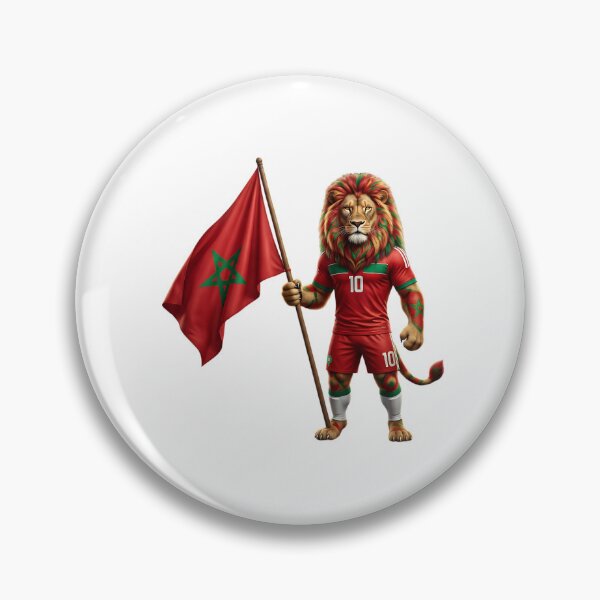 Item preview, morocco world cup 2026 football supporter pride art designed and sold by ArtDesignTp.